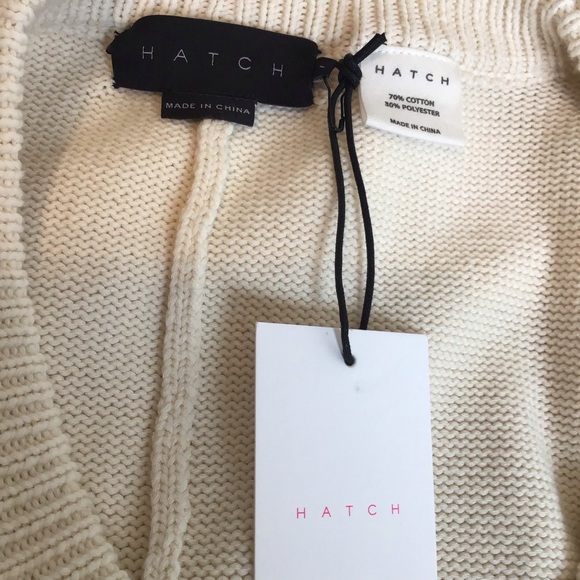 NWT Hatch The Anika Cream Maternity Jumper with Belt - Picture 6 of 9